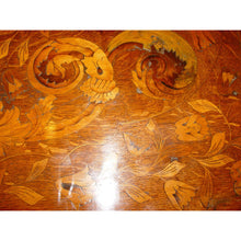 Load image into Gallery viewer, A DUTCH WALNUT, OAK AND MARQUETRY SERPENTINE CHEST OF DRAWERS