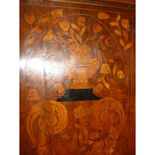 Load image into Gallery viewer, A DUTCH WALNUT, OAK AND MARQUETRY SERPENTINE CHEST OF DRAWERS