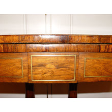 Load image into Gallery viewer, An English Regency Rosewood And Brass Inlayed Card Table