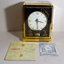 Load image into Gallery viewer, A Very Original 1970,s Jaeger Le Coultre Classic Model Black Marina Swiss Atmos Clock, Chinese Model