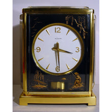 Load image into Gallery viewer, A Very Original 1970,s Jaeger Le Coultre Classic Model Black Marina Swiss Atmos Clock, Chinese Model