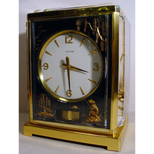 Load image into Gallery viewer, A Very Original 1970,s Jaeger Le Coultre Classic Model Black Marina Swiss Atmos Clock, Chinese Model
