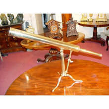 Load image into Gallery viewer, A Very Fine Quality Early 19th Century Brass Telescope By Berge, London With Original Mahogany Box, Circa 1830