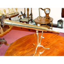 Load image into Gallery viewer, A Very Fine Quality Early 19th Century Brass Telescope By Berge, London With Original Mahogany Box, Circa 1830