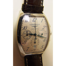 Load image into Gallery viewer, A Very Good Condition Longines Steel Chronograph Evidenza Wrist-Watch With Box And Warranty
