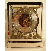 Load image into Gallery viewer, A Very Rare 519 Cal Rhodium Plated 1953 Le Coultre Bell-Jar Model Swiss Atmos Clock With A Silver Dial (RESERVED)