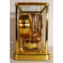 Load image into Gallery viewer, A Brand New Condition 1991 Jaeger Le Coultre 540 Cal Model Swiss Atmos Clock With A Round Arabic Numeral Enamel White Dial