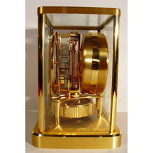 Load image into Gallery viewer, A Brand New Condition 1991 Jaeger Le Coultre 540 Cal Model Swiss Atmos Clock With A Round Arabic Numeral Enamel White Dial