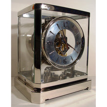 Load image into Gallery viewer, A 519 Cal Rhodium Plated 1953 Le Coultre Bell-Jar Model Swiss Atmos Clock With A Silver Dial,