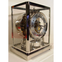 Load image into Gallery viewer, A Good Condition Early 1950's Rhodium Plated Jaeger Le Coultre Classic Model Swiss Atmos Clock