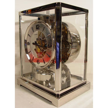 Load image into Gallery viewer, A Good Condition Early 1950's Rhodium Plated Jaeger Le Coultre Classic Model Swiss Atmos Clock
