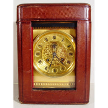 Load image into Gallery viewer, A Stunning Late 19th Century French Giant Carriage Clock With Compass, Thermometer And Original Travelling Case