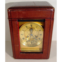 Load image into Gallery viewer, A Stunning Late 19th Century French Giant Carriage Clock With Compass, Thermometer And Original Travelling Case