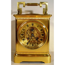 Load image into Gallery viewer, A Stunning Late 19th Century French Giant Carriage Clock With Compass, Thermometer And Original Travelling Case