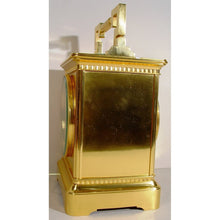 Load image into Gallery viewer, A Stunning Late 19th Century French Giant Carriage Clock With Compass, Thermometer And Original Travelling Case