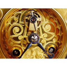 Load image into Gallery viewer, A Stunning Late 19th Century French Giant Carriage Clock With Compass, Thermometer And Original Travelling Case