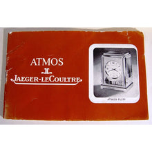 Load image into Gallery viewer, A 1970,s Jaeger le Coultre Black Marina Model Swiss Atmos Clock, Bees Model With Box And Booklet