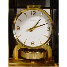 Load image into Gallery viewer, A 1970,s Jaeger le Coultre Black Marina Model Swiss Atmos Clock, Bees Model With Box And Booklet