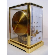 Load image into Gallery viewer, A One Owner Brand New Conditon 1960,s Jaeger Le Coultre Classic Model White Marina Swiss Atmos Clock, Chinese Model.