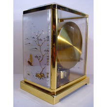 Load image into Gallery viewer, A One Owner Brand New Conditon 1960,s Jaeger Le Coultre Classic Model White Marina Swiss Atmos Clock, Chinese Model.