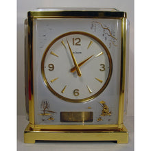 Load image into Gallery viewer, A One Owner Brand New Conditon 1960,s Jaeger Le Coultre Classic Model White Marina Swiss Atmos Clock, Chinese Model.