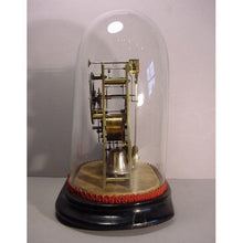 Load image into Gallery viewer, A Mid 19th Century Antique French Miniature Skeleton Timepiece Clock With Pull Alarm And Original Dome Retailed By A Miroy, Paris