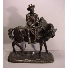 Load image into Gallery viewer, A French Bronze Model Of A Farmer Resting On A Pack Horse Jean Francoise Theodore Gechter, French, (1796-1844).