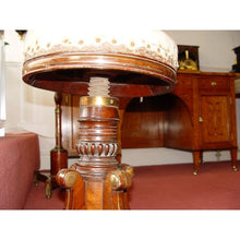 Load image into Gallery viewer, A Very Fine Quality Regency Period Mahogany And Brass Inlayed Piano Stool, Circa 1820