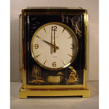 Load image into Gallery viewer, Black Marina Swiss Atmos Clock