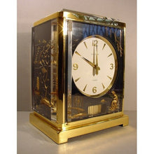 Load image into Gallery viewer, A Very Original 1970,s Jaeger Le Coultre Classic Model Black Marina Swiss Atmos Clock, Chinese Model