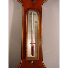 Load image into Gallery viewer, A Fine Quality Flame Mahogany William IV Five-Piece Wheel Barometer