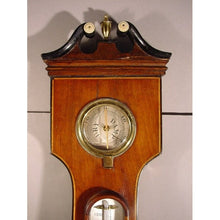 Load image into Gallery viewer, A Fine Quality Flame Mahogany William IV Five-Piece Wheel Barometer