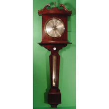 Load image into Gallery viewer, A Flame Mahogany Upside Down William IV Mahogany Regency Un-Named Wheel AntiqueBarometer