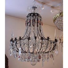 Load image into Gallery viewer, 19th Century Bronze Antique Chandelier