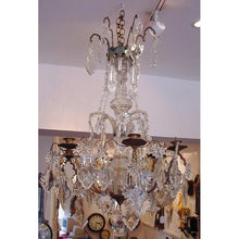 Load image into Gallery viewer, Bronze Open-Cage Antique Chandelier