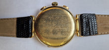 Load image into Gallery viewer, A 1925 18k Yellow gold Universal. Genève chronograph wristwatch.
