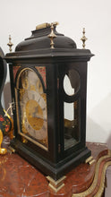 Load image into Gallery viewer, Ebonised George III Bracket Clock By George Lister, London.