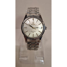 Load image into Gallery viewer, A 1968 Omega constellation with quick set date, original strap And Box, steel case.
