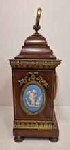 Load image into Gallery viewer, AStunning small size French mantle clock retailed by planchon
