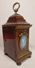 Load image into Gallery viewer, AStunning small size French mantle clock retailed by planchon
