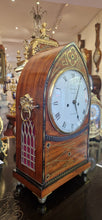 Load image into Gallery viewer, A Mahogany and Brass Inlaid Bracket Clock By Webster
