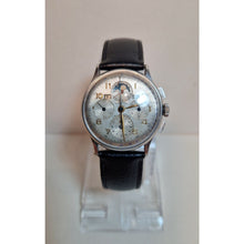 Load image into Gallery viewer, Universal Tri-Compax calendar moon phase manual wind wrist watch,
