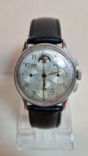 Load image into Gallery viewer, Universal Tri-Compax calendar moon phase manual wind wrist watch,
