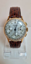 Load image into Gallery viewer, A Breitling Premier, chronograph, manual wind, gents, 18ct gold wristwatch, circa 1940s
