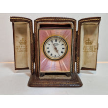 Load image into Gallery viewer, An early 20th century Asprey silver miniature travel clock
