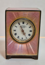 Load image into Gallery viewer, An early 20th century Asprey silver miniature travel clock
