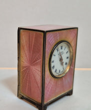 Load image into Gallery viewer, An early 20th century Asprey silver miniature travel clock
