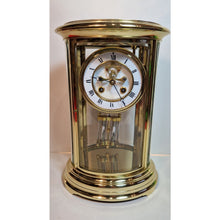 Load image into Gallery viewer, A Fine Quality Late 19th Cent French polished and laquered drum shape Four-Glass Clock
