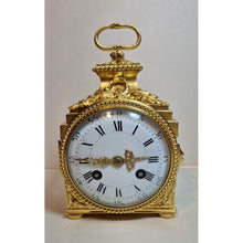 Load image into Gallery viewer, A Mid 19th Century Gilt French Mantle Clock, the ormolu case with
