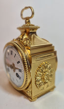 Load image into Gallery viewer, A Mid 19th Century Gilt French Mantle Clock, the ormolu case with
